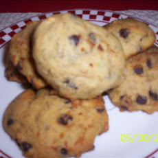The Monkey Made Me Make 'em! (banana Ch.chip Cookies)