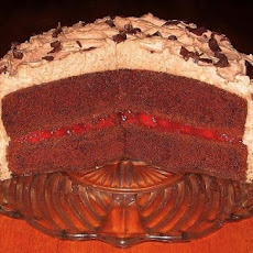 Black Forest Cake With Chocolate-Almond Mousse Frosting
