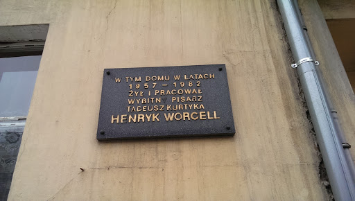 Tablica Pamiątkowa Henryk Worcell