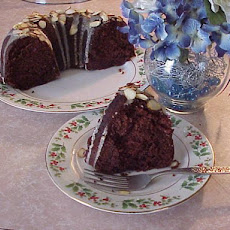 Chocolate, Pistachio, Almond  Cake (Rich and Easy)