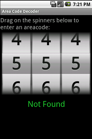 Area Code Decoder