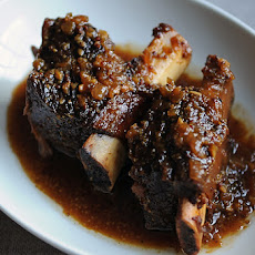 Short Ribs Braised In Beer and Buckwheat Honey