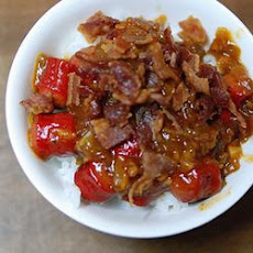 Saucy Franks with Rice