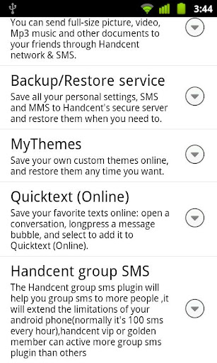 Handcent GroupSMS plugin 2