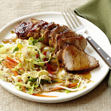 Black-and-Tan Pork With Spicy Ale Slaw