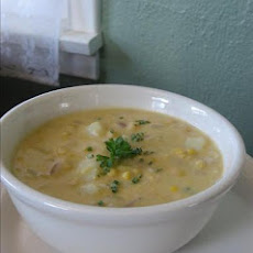 Corn and Cheddar Cheese Chowder