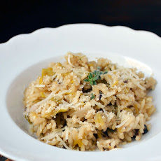Mushroom and Leek Risotto