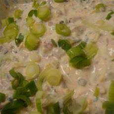 Cheesy Sour Cream and Salsa Dip