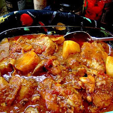 Chicken Stew  With Tomatoes Tonight!