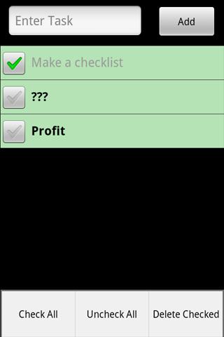 Simple Task List