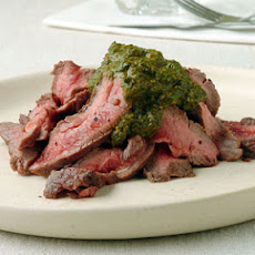 Pan-Grilled Flank Steak with Chermoula