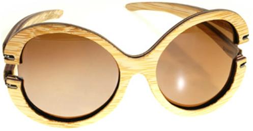 gafas de madera grandes