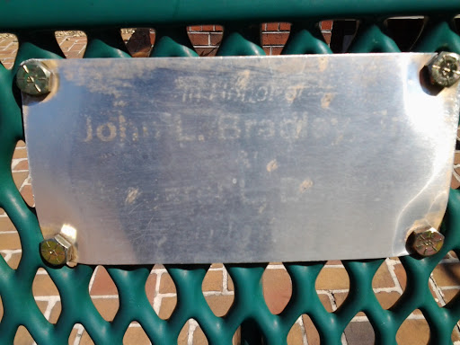In Honour of John L. Bradley Bench