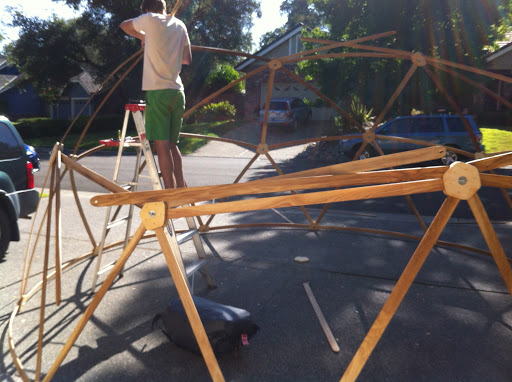 building the hardwood dome