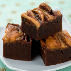 Chocolate Peanut Butter Swirled Fudge