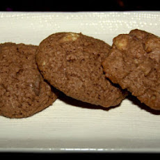 Cocoa Cookies with Chocolate Chips and Walnuts