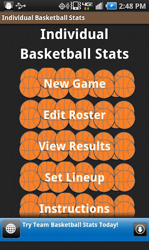 Individual Basketball Stats