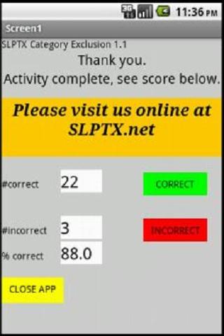 【免費醫療App】SLPTX Category Exclusion 1.1-APP點子