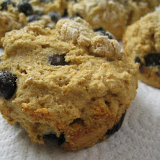 Fat Free, Sugar-Free Whole Wheat Blueberry Muffins