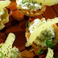 Blue Cheese & Pear Filling for Mini-Tartlets (German)
