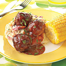Slow-Cooker BBQ Turkey Meatballs