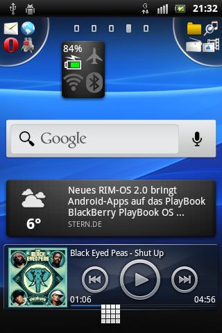 Mini Status Widget