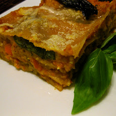 Roasted Carrot and Butternut Squash Lasagna