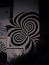 Trippy Spiral Mural