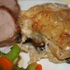 Potato and Shiitake Mushroom Gratin