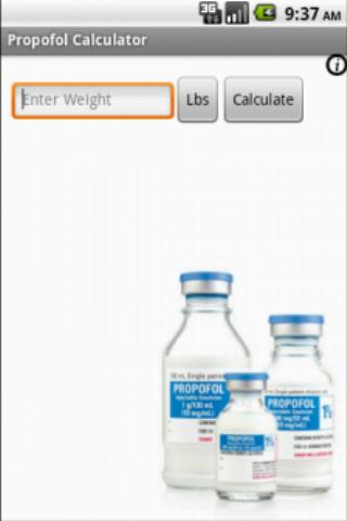 Propofol Calculator