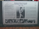 Australian Cricket Legend Memorial Plaque