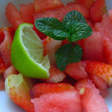 Watermelon Salad With Lime Dressing