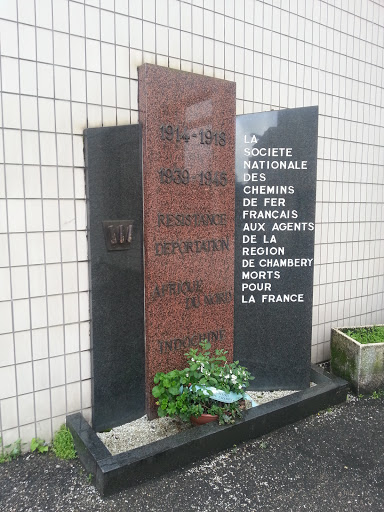 Chambéry, Monument Aux Morts De La Sncf 
