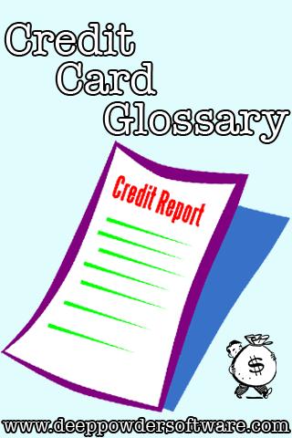 Credit Card Glossary