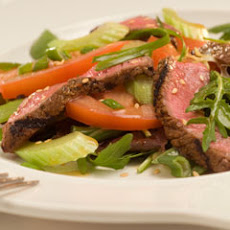 Sesame Steak With Tomatoes