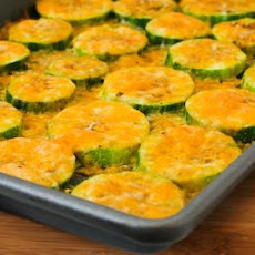 Val's Kid-Friendly Broiled Zucchini Rounds with Cheese