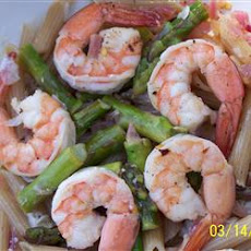 Elegant Penne with Asparagus and Shrimp