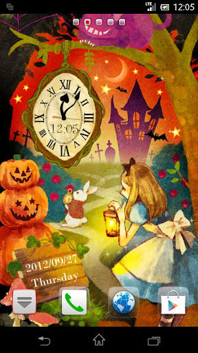 Alice in Halloween Wallpaper