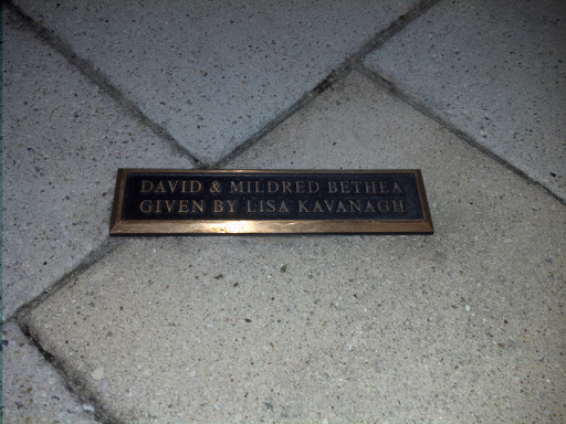 David And Mildred Bethea Memorial Bench