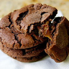 Caramel Filled Chocolate Cookies