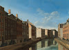 Bend in the Herengracht, seen from the Vijzelstraat