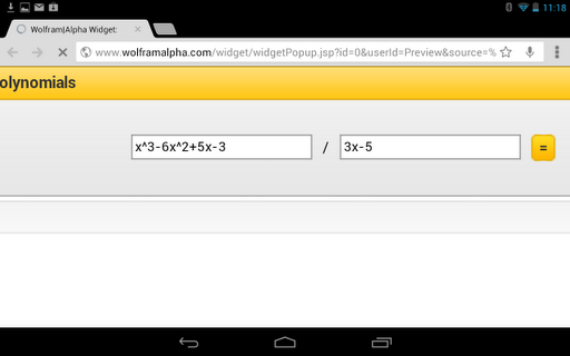 Long Division Poly Calculator