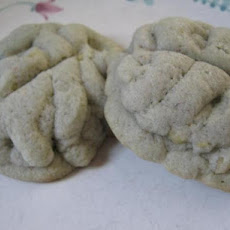 Brain Cookies With Blood Glaze