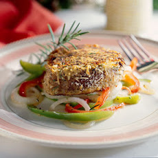Beef Tenderloin Steaks with Peperonata