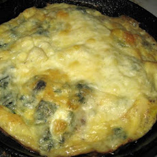 Spinach, Mushroom, and Feta Frittata