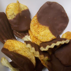 Chocolate Dipped Kettle Chips (Rachael Ray)
