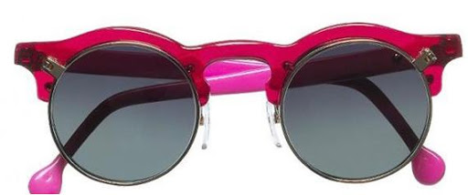 lunettes roses  fashion rondes