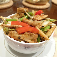 Peppered Chicken or Pork Stir Fry.