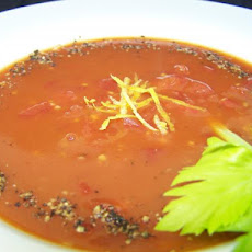 Beefed up Bloody Mary Soup