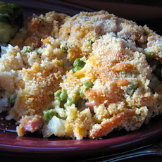 Ham-Cheese-Rice Bake
